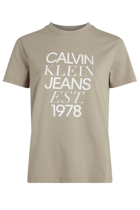Calvin Klein mixed logo regular t